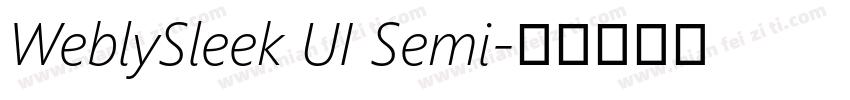 WeblySleek UI Semi字体转换